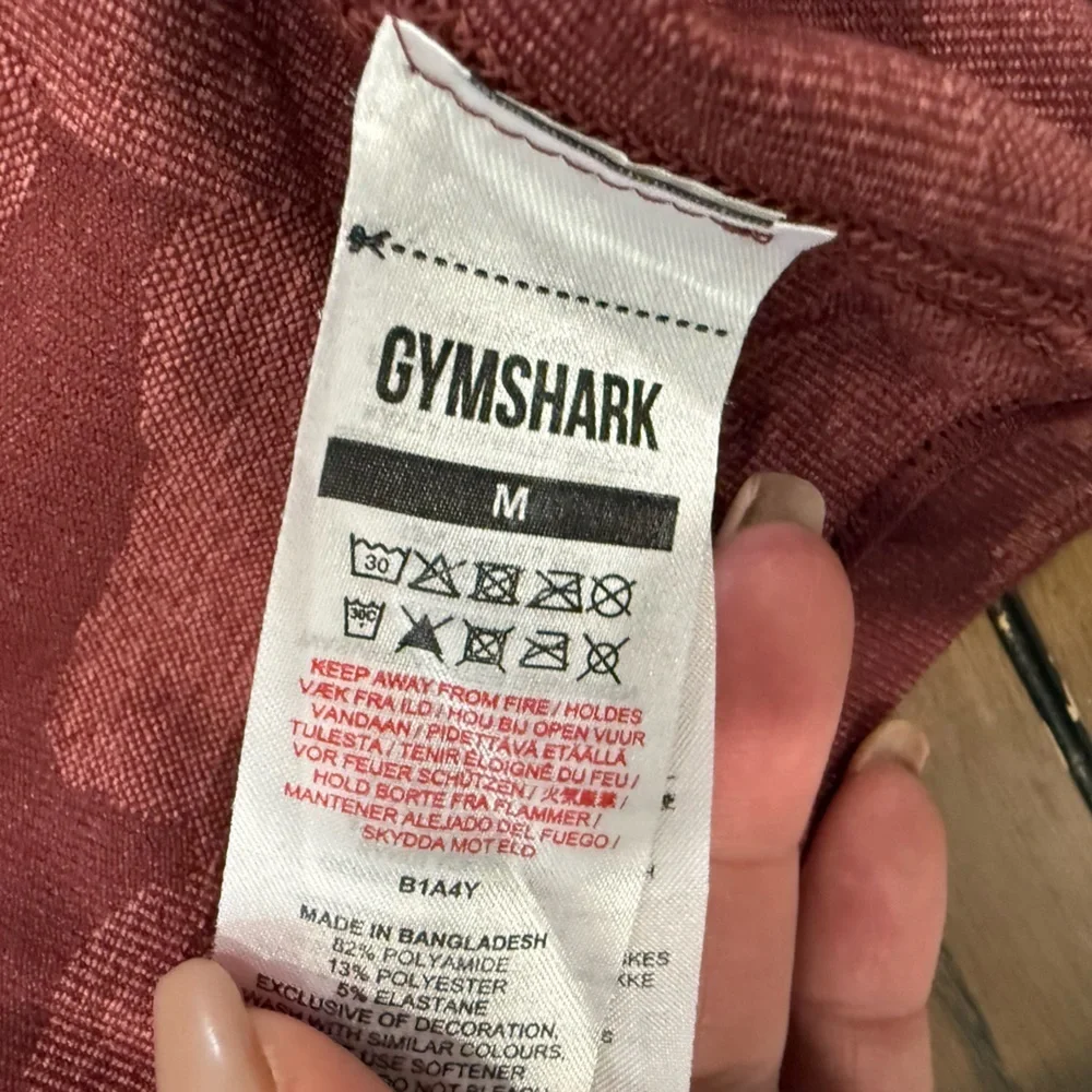 Gymshark Pink Camouflage Bike Shorts